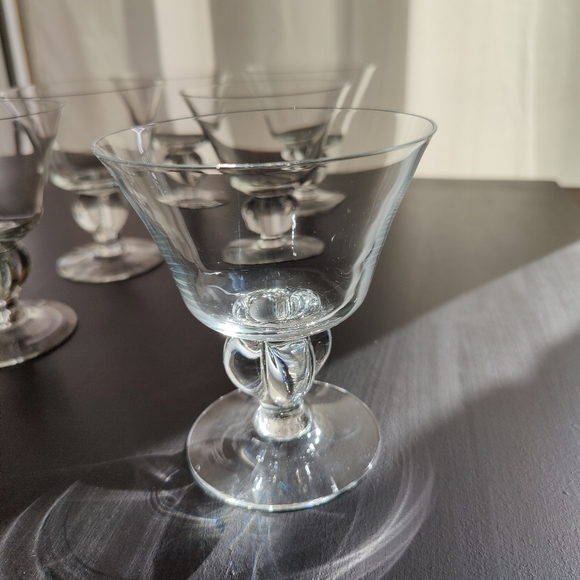 6 | 6 oz | Seneca Ingrid Stahl tall sherbet glasses - Picture 7 of 12